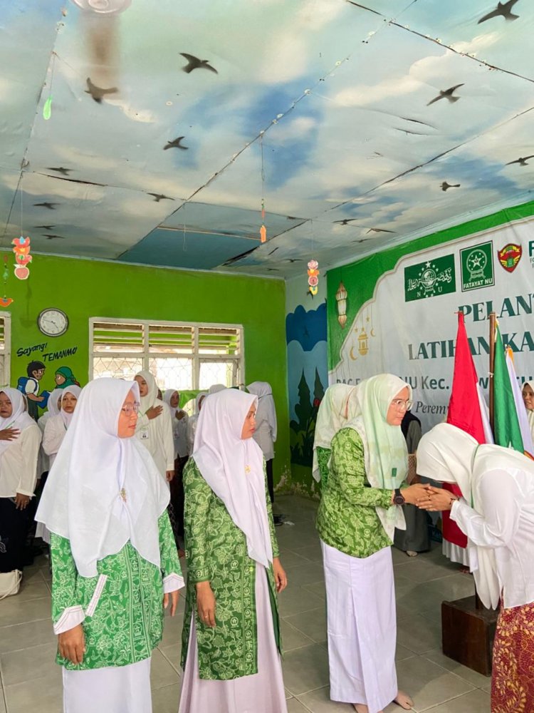 LKD PC Fatayat NU Tulang Bawang ke VIII sekaligus Pelantikan Jajaran PAC Fatayat NU Rawa Jitu Selatan