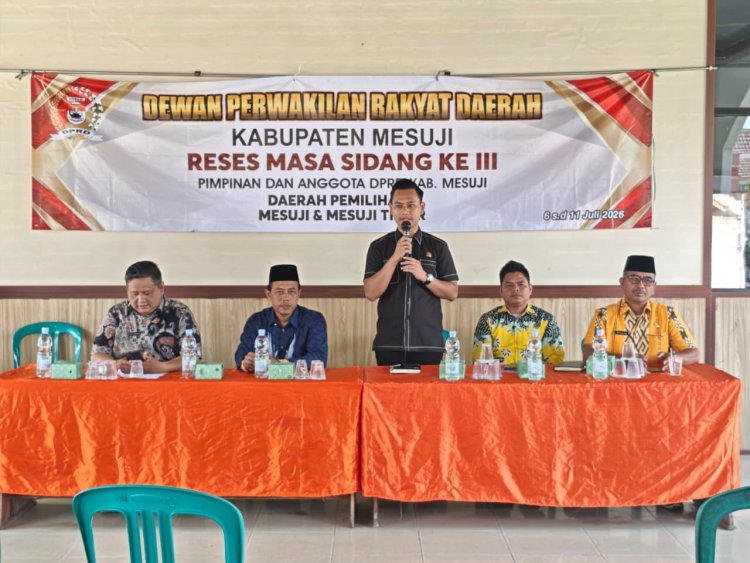 Antusias Warga Margo Mulyo di Reses Ketua DPRD Mesuji